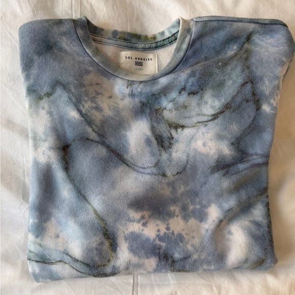 Sol Angeles Cloudy Blue Sweatshirt - Picture 1 of 3